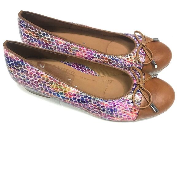 Ara round toe ballet shoes with small heels Size 6.5 - Picture 2 of 7